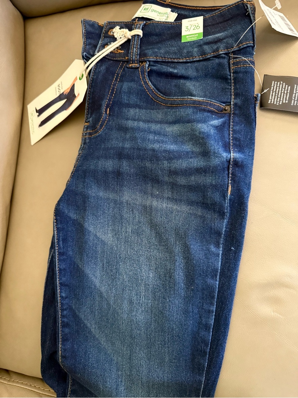 Celebrity Pink Dark Blue Mid-Rise Bootcut Jeans
